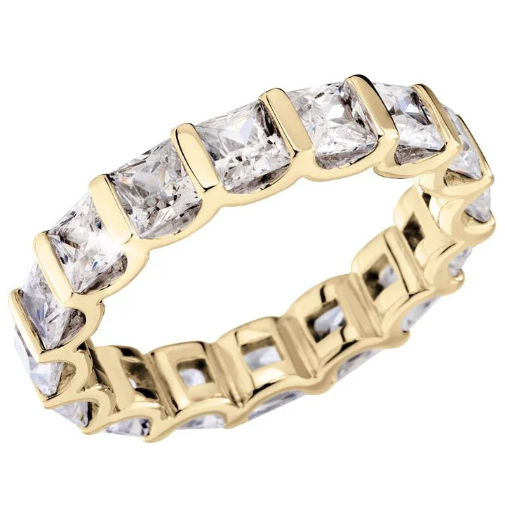 Princess Eternity Gold Ring